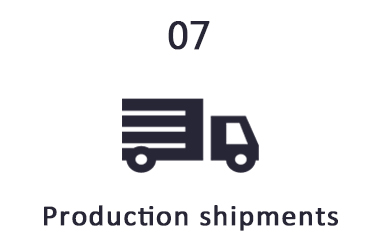 Production shipments